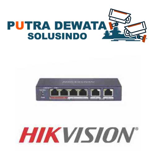 HIKVISION Switch POE DS-3E0106P-E/M 4port POE + 2 port UPLINK