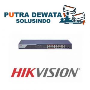 HIKVISION Switch POE DS-3E0318P-E UNMANAGED 16port POE + 2port UPLINK 230watt